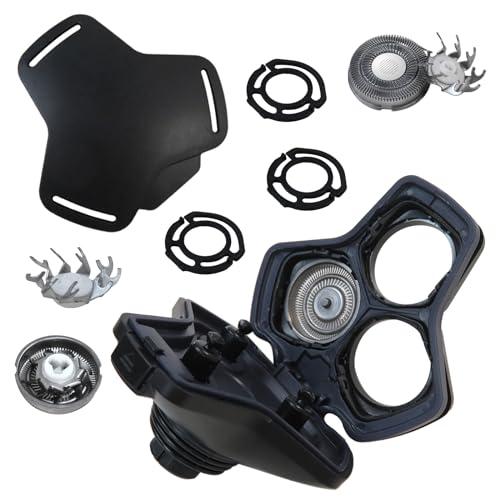 ATIODYUUK ATIODYUUK Upgraded SH71/50 Black Complete Replacement Shaver Head For Philips Norelco Series 7000 and 5000-S5531S5532 S5533 S5535 S5536