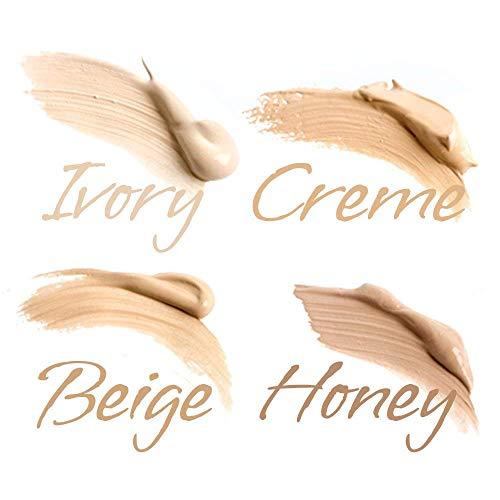 Dermacia Dermacia PRO Breathable Foundation (Creme), Dr. Recommended, Hypoallergenic, Long Lasting, Lightweight, Professional Oxygenating Makeup, Best for Sensitive Skin, Acne & Rosacea, Made in USA