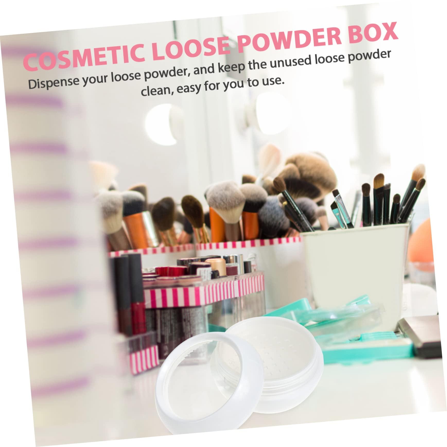 Mikinona Mikinona Portable Empty Loose Powder Container for Makeup 50g Talcum Powder Box for Women Ideal for Travel and Daily Use No Puff Included
