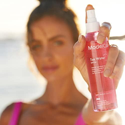 MODELCO Modelco Tan Water Self-Tan Spray - Sunless Glow For Body And Face - Beautiful Bronze Skin Without The Damage - Smooth Application Delivers Naturally Sunkissed, Tanned Skin - Medium - Light - 6.76 Oz