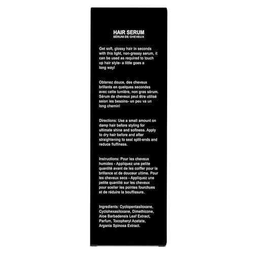 HerStyler HerStyler Hair Repair Serum - Argan Oil Hair Serum for Frizz Control, Shine and Straightening - Serum for Hair with Vitamin E and Aloe Vera - 2 Fl. Oz. / 60 Ml