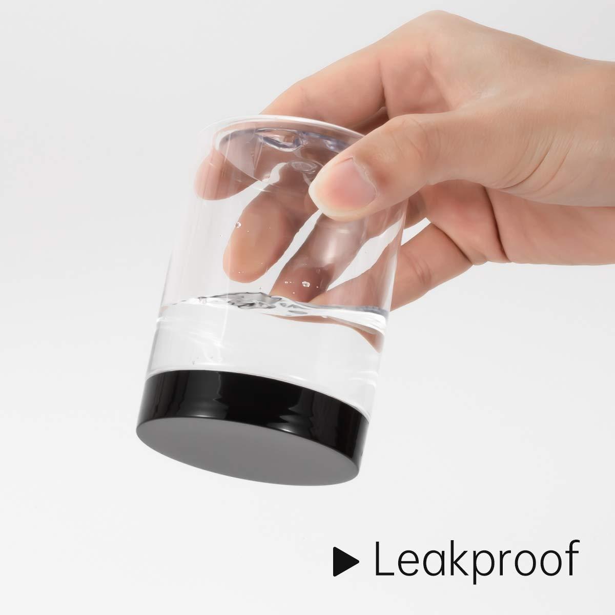 testyu testyu Plastic Jars with Lids, 8 OZ Wide Mouth Jars with Airtight Lids, Clear Empty Slime Containers with Lids, Multipurpose Storage Jars for Home Kitchen Food Arts Crafts Cosmetic Sample - 14 Pack