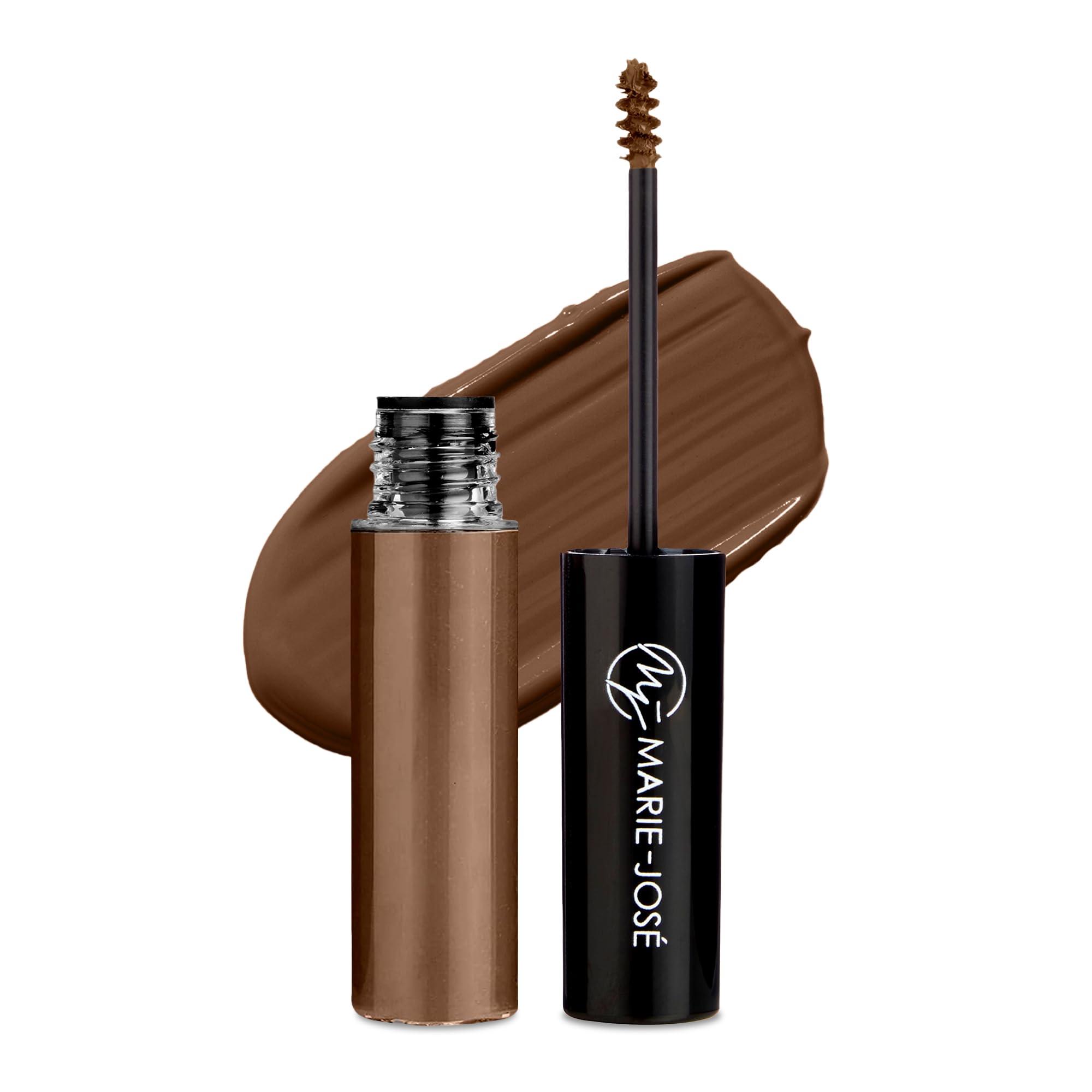 Marie-Jos & Co Fiber Eyebrow Gel, Waterproof & Smudge-Proof Eyebrow Tint Gel, Easy to Apply Tinted Brow Gel, Lightweight & Long-Lasting Brow Gel, Vegan Brow Tint Formula, 7 ml, Brunette - Marie-Jos & Co