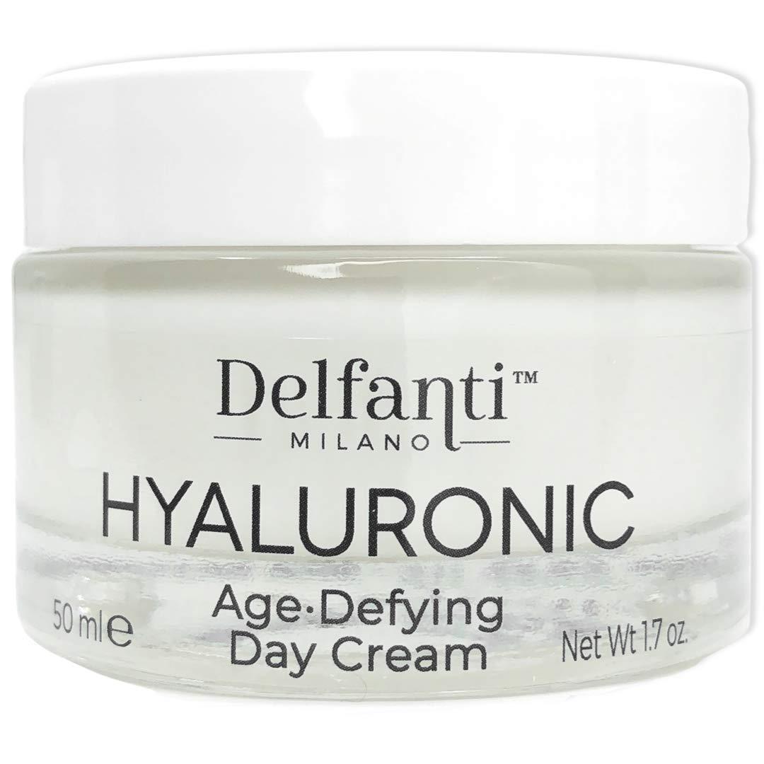 Delfanti-Milano Delfanti-Milano • HYALURONIC AGE DEFYING DAY CREAM • Face and Neck Moisturizer • Made in Italy