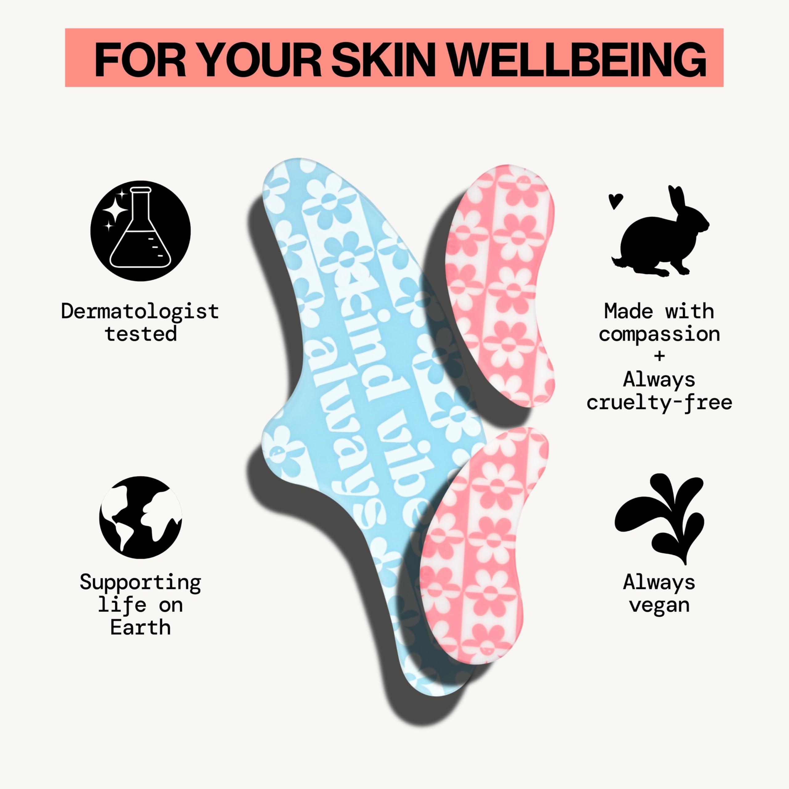 Pacifica Pacifica Reusable Mask Set  Silicone Undereye & Brow Mask Set for Forehead & Under Eye, Anti-Wrinkle, Firming, Pair with Serum, Vegan & Cruelty-Free, 3 Pieces