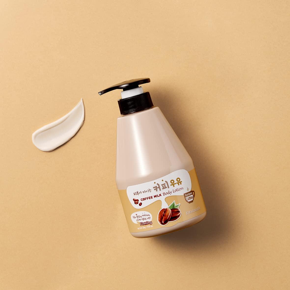 WELCOS WELCOS KWAILNARA Coffee Milk Body Lotion Korean Body Lotion for Energizing Hydration 560 g / 19.75 Fl. oz