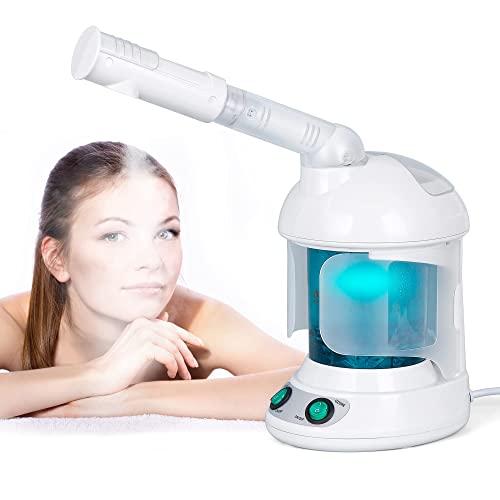 Nova Microdermabrasion Nova Microdermabrasion 2 in 1 Hair Steamer & UV Ozone Facial Steamer, Face Steamer Hair Humidifier Hot Mist Moisturising Hydration System Sprayer for Personal Care Use at Home and Salon