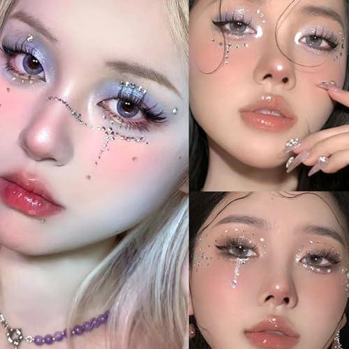 TITA-DONG Hair Mannequin Head, Hair Styling Training Head, Hair Styling Practice Head, Manikin Cosmetology Doll Head, Colorful Hair Braiding Practice Hairdressing Mannequin Head for Salon