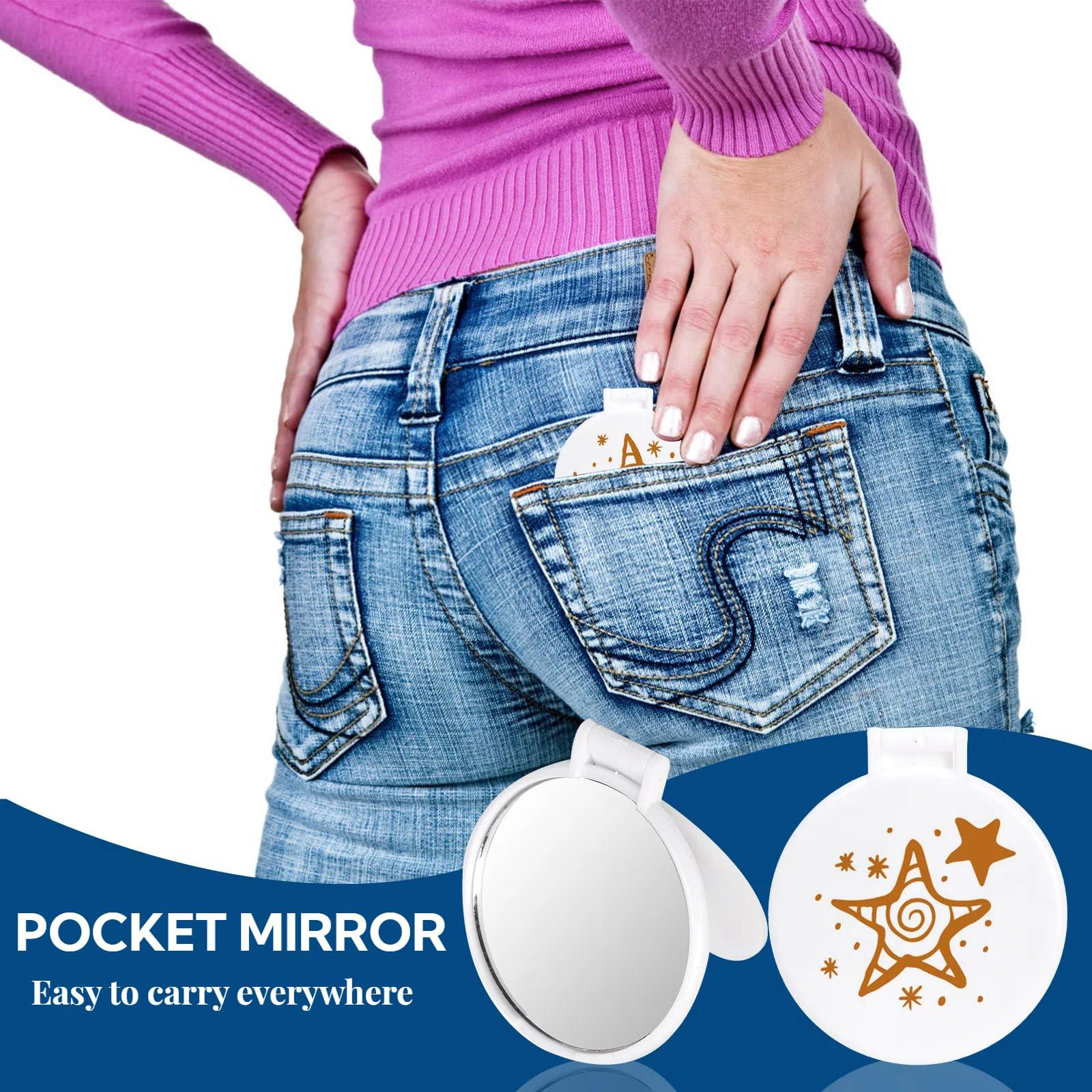 ZOOFOX ZOOFOX 50 Pieces Compact Mirror Bulk, Round Makeup Mirror for Purse, Mini Folding Mirror for Women Girls Travel Daily Use