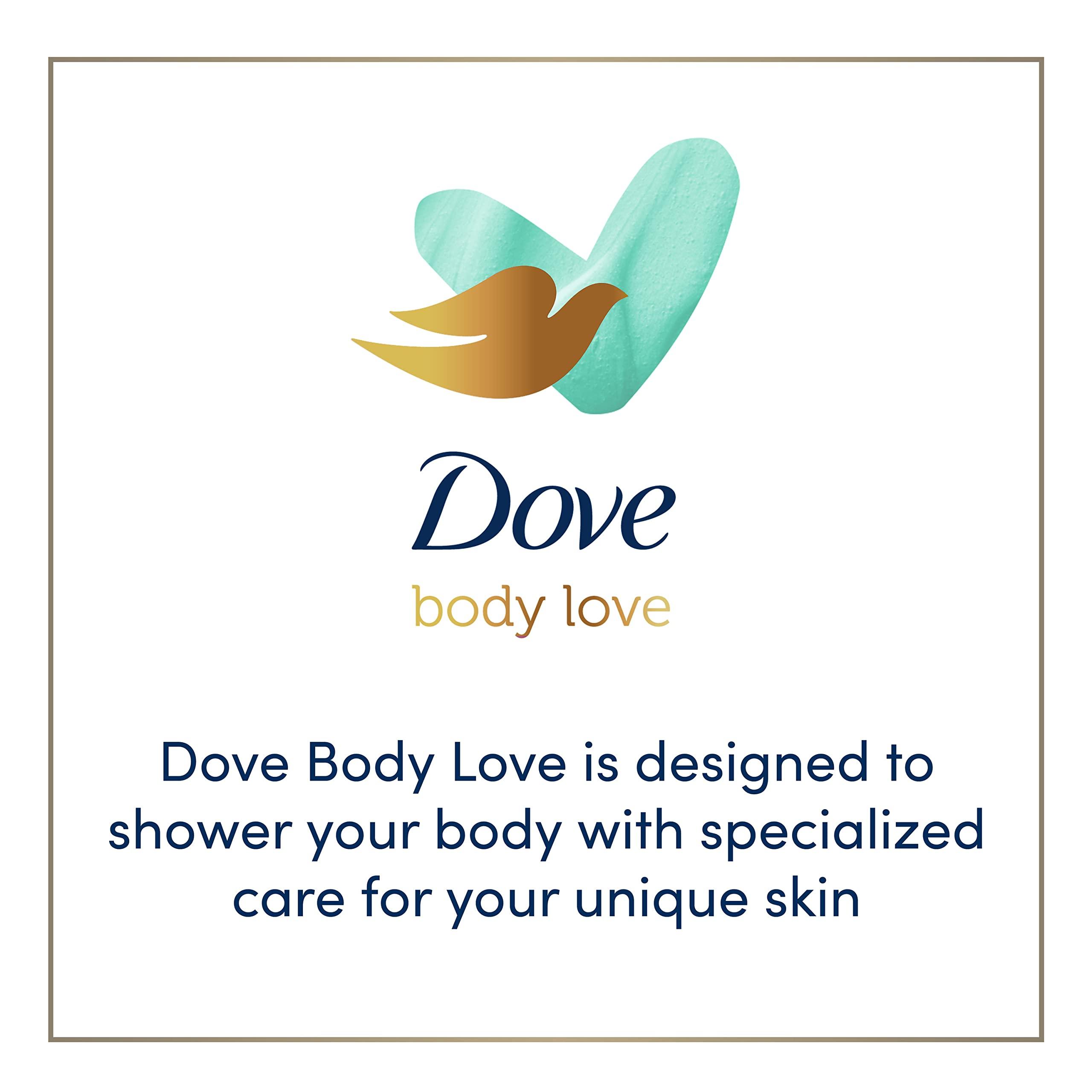Dove Dove Body Love Body Polish Exfoliate Away 3 Count for Rough, Bumpy Skin Body Scrub with AHAs for Silky Smooth Skin 12 oz