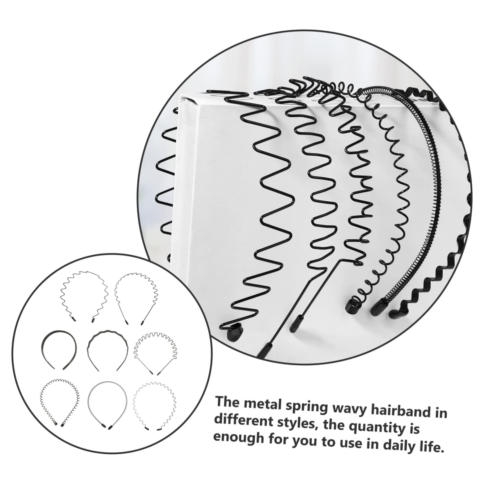 FOMIYES FOMIYES 16 Pcs Men\'s Headband Hair Bands Metal Hairbands Fashion Headbands Hairbands for Man Hair Accessories Wave Headbands Male Head Bands Headbands for Men Metal Headdress Men Headbands