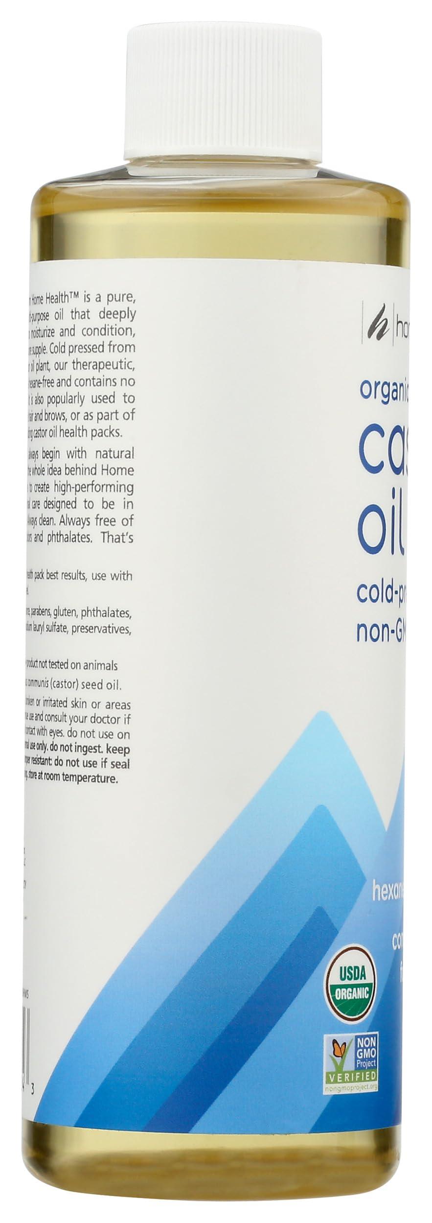 Home Health Home Health Castor Oil Cold Pressed & Cold Processed, 8 Oz