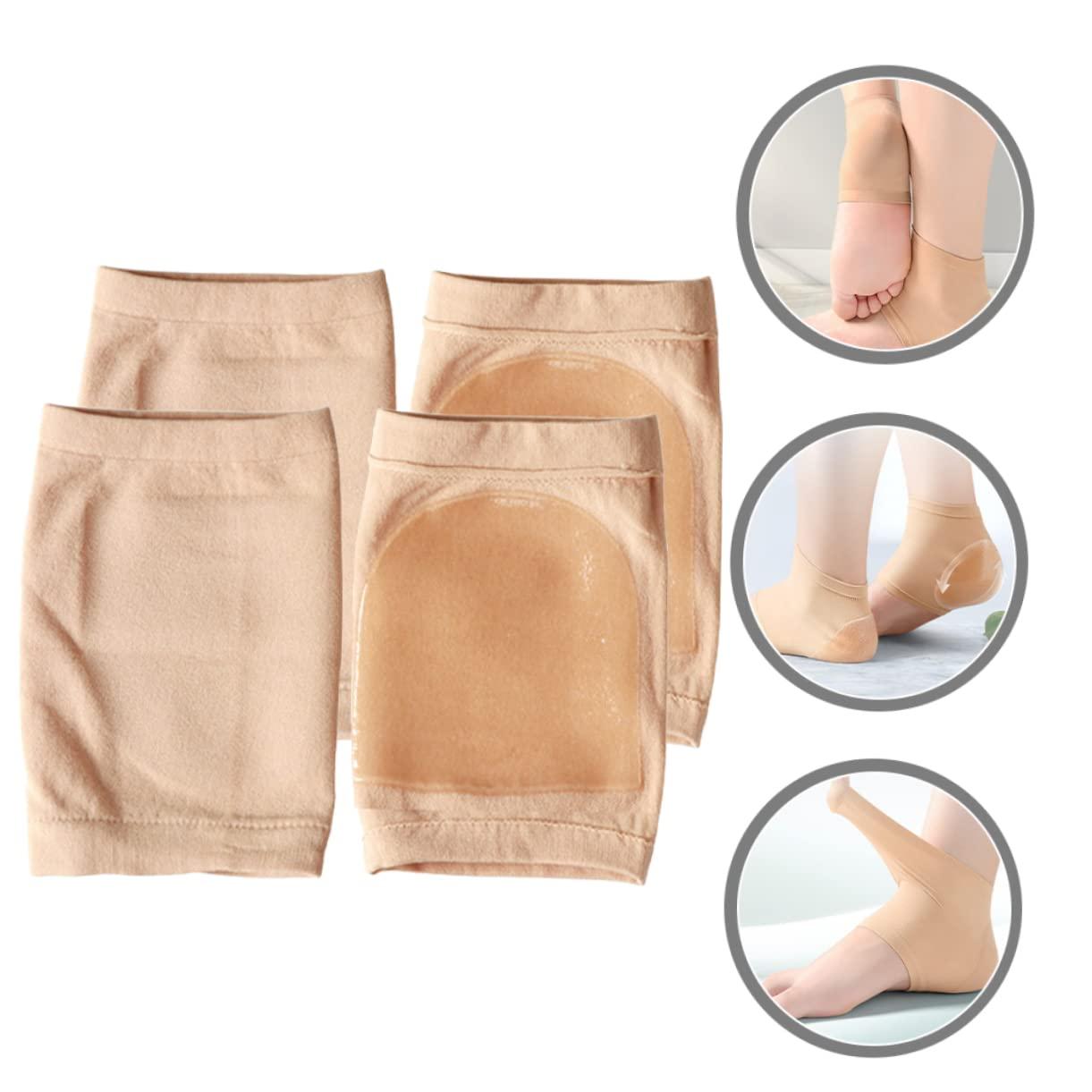 Healvian Healvian 6 Pairs Moisturizing Ripstop Socks Anti Heel Foot Spur Feet Ankle Brace Support Volleyball Ankle Braces Protective Ankle Support Elastic Ankle Brace Pure Cotton Silicone