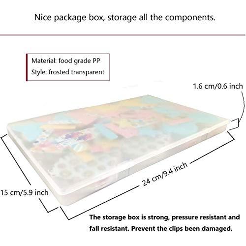 AOUXSEEM AOUXSEEM Faux Leather Hair Bows DIY Making Kit with Pre Cut Pieces and Hair Clips,Make Fashionable Shiny Hair Clips for Girls Lady Woman(Medium,Rainbow Style,20 Set)