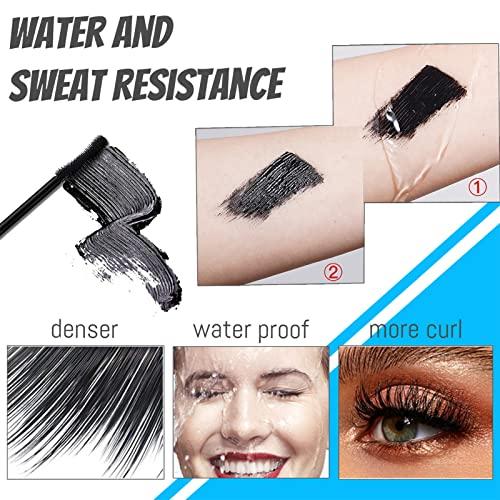 Esissenils Mascara for Older Women, Mascara for Seniors with Thinning Lashes Waterproof Mascara Black Volume and Length, Hypoallergenic Mascara for Sensitive Eyes for Mature Women (1 Pack)