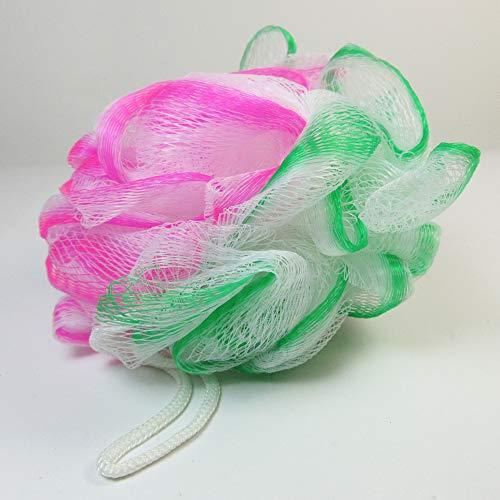 AllTopBargains 8 Pc Exfoliating Bath Sponges Shower Puff Loofah Mesh Ball Body Brush Scrubber