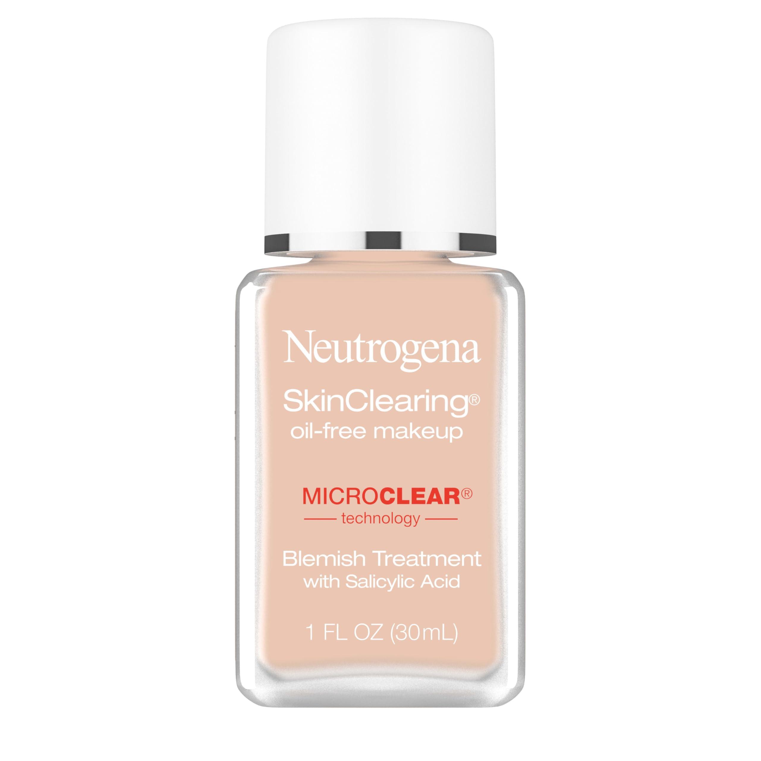 Neutrogena Neutrogena SkinClearing Oil-Free Makeup, Soft Beige 50 , 1 Fl. Oz (Pack of 1)