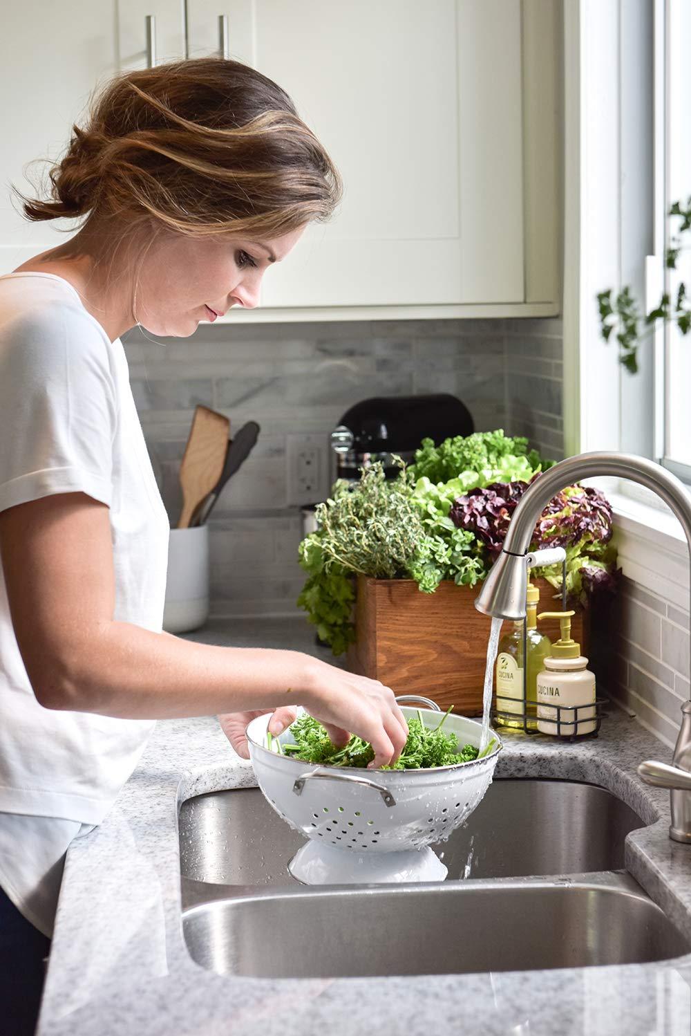 Fruits and Passion Fruits & Passion [Cucina] - Lime Zest & Cypress Tree Hand Care Duo Caddy Gift Set | Liquid Hand Soap Wash (5.1 oz) with Hand Cream Lotion (6.8 oz)