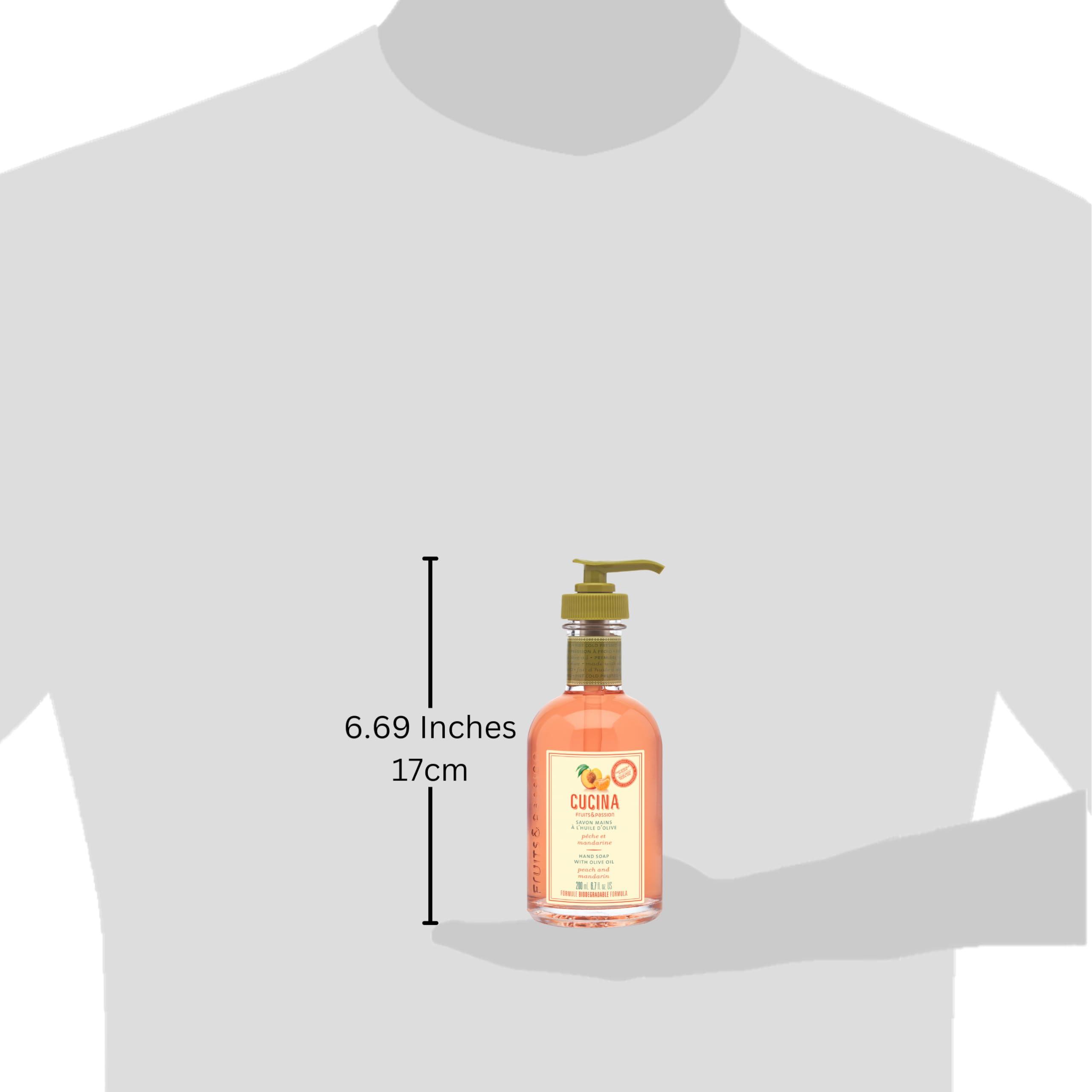 Cucina Cucina Fruits & Passion Peach and Mandarin Hand Soap, 200ml