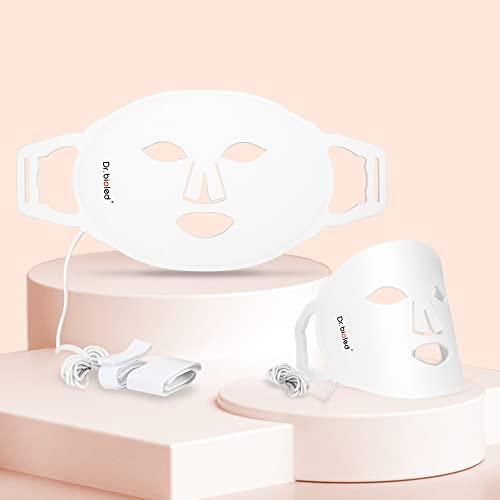 Dr. bioled Dr.bioled Led Face Mask Light Therapy, 7 Colors Led Blue and Red Light Therapy for Face, Rechargeable & Bendable Silicone Led Photon Facial Skin Care Mask