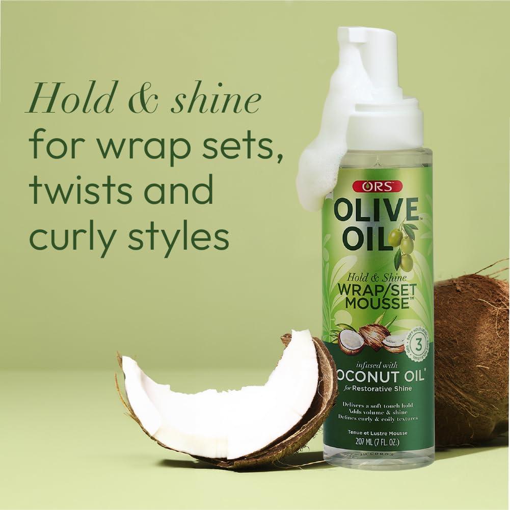 ORS Olive Oil ORS Olive Oil Hold & Shine Wrap/Set Mousse
