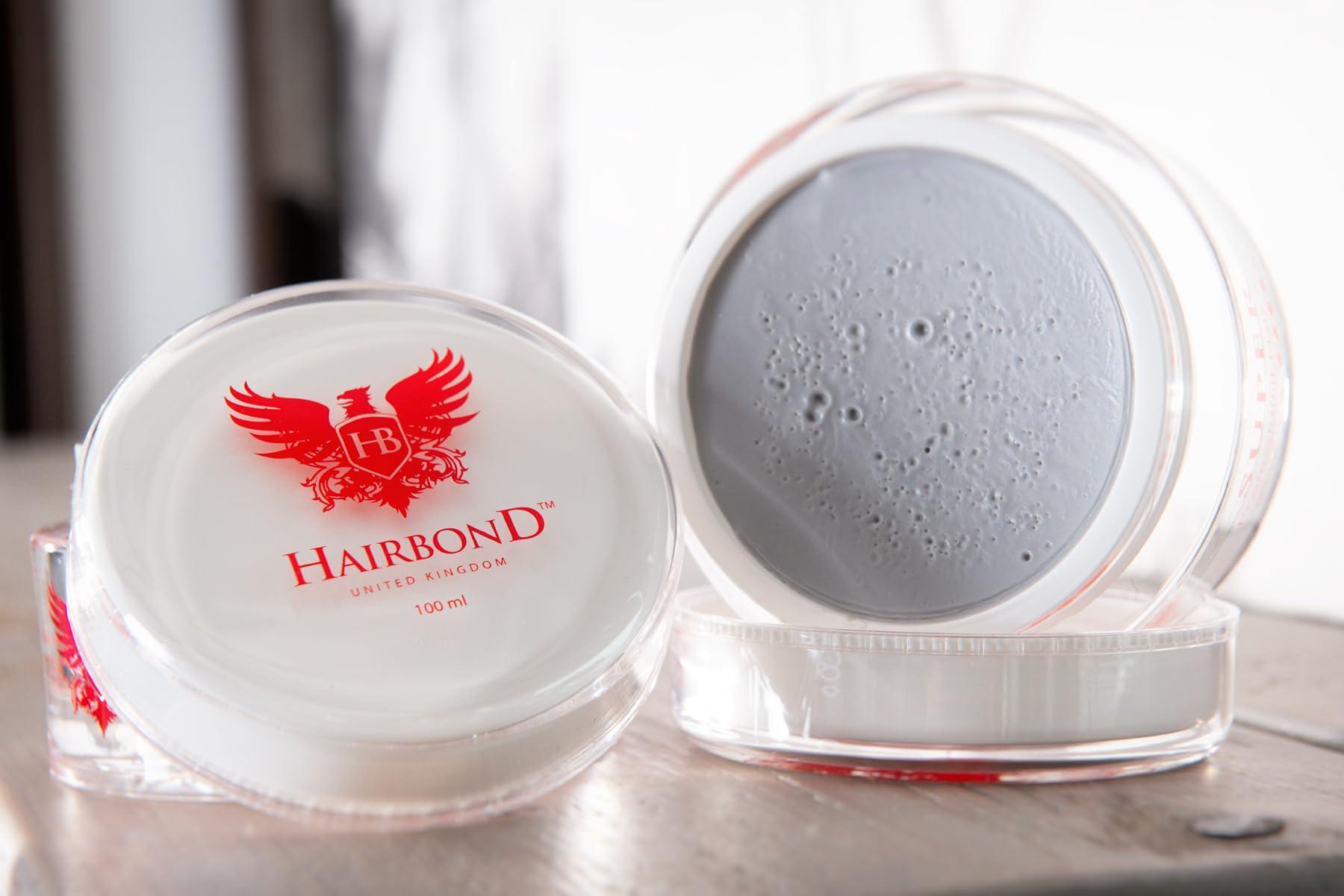 HB HAIRBOND UNITED KINGDOM Hairbond United Kingdom Super Professional Hair Fibre (100ml) mens premium hair wax STRONG HOLD and EXTRA MATTE!!