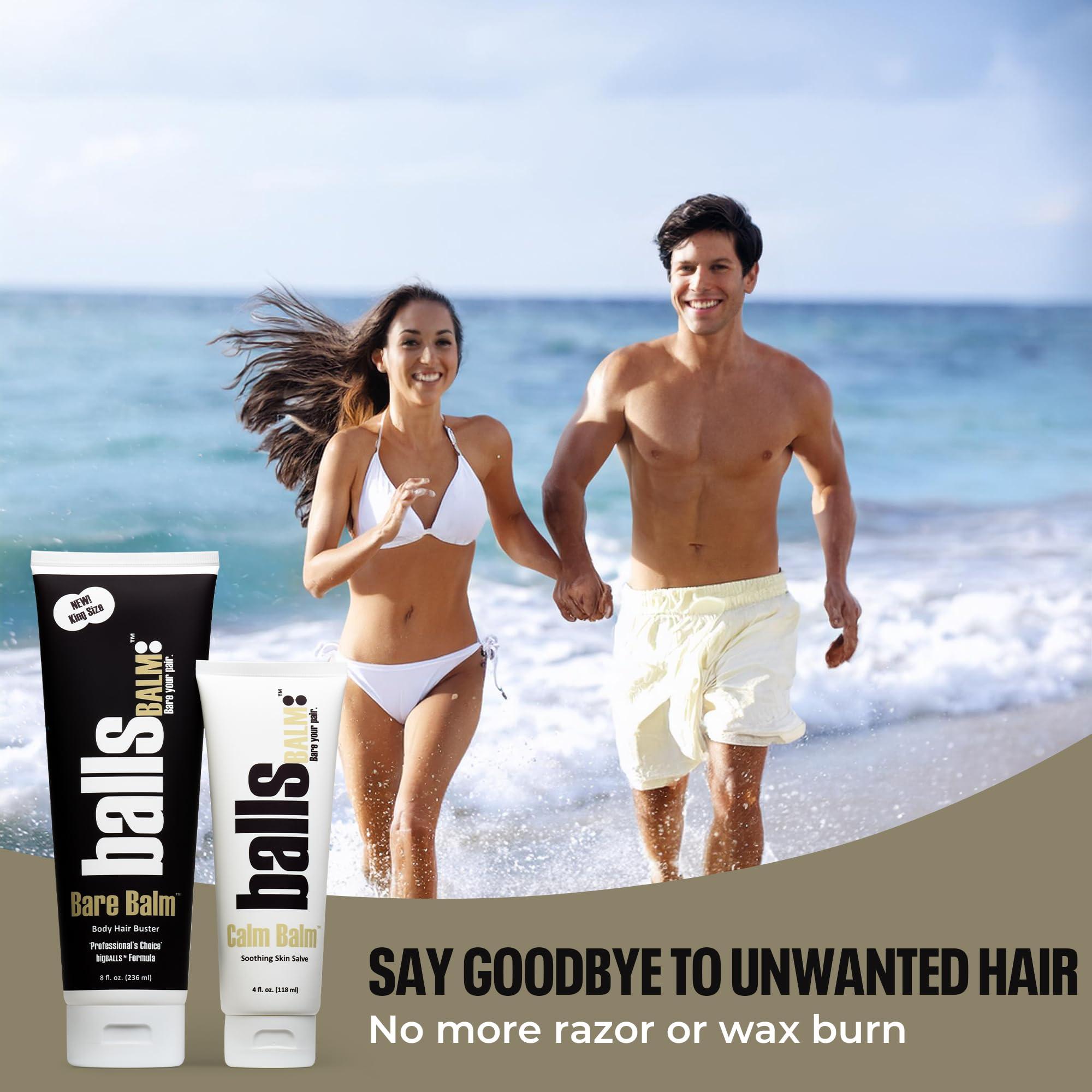 ballsBALM Bare Balm - Body Hair Management Cream (Professional\'s Choice || Big Balls Formula)