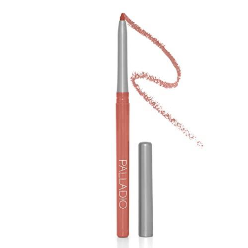 Palladio Palladio, Retractable Waterproof Lip Liner High Pigmented and Creamy Color Slim Twist Up Smudge Proof Formula with Long Lasting All Day Wear No Sharpener Required, Raspberry, 1 Count