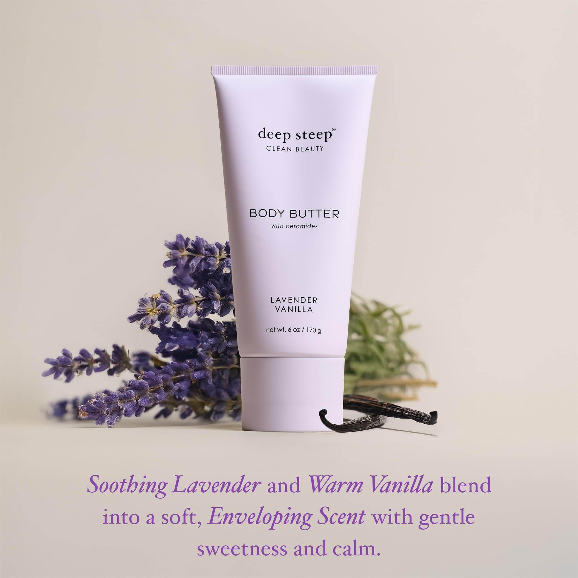 Deep Steep Deep Steep Body Butter, 6oz (Lavender Vanilla)