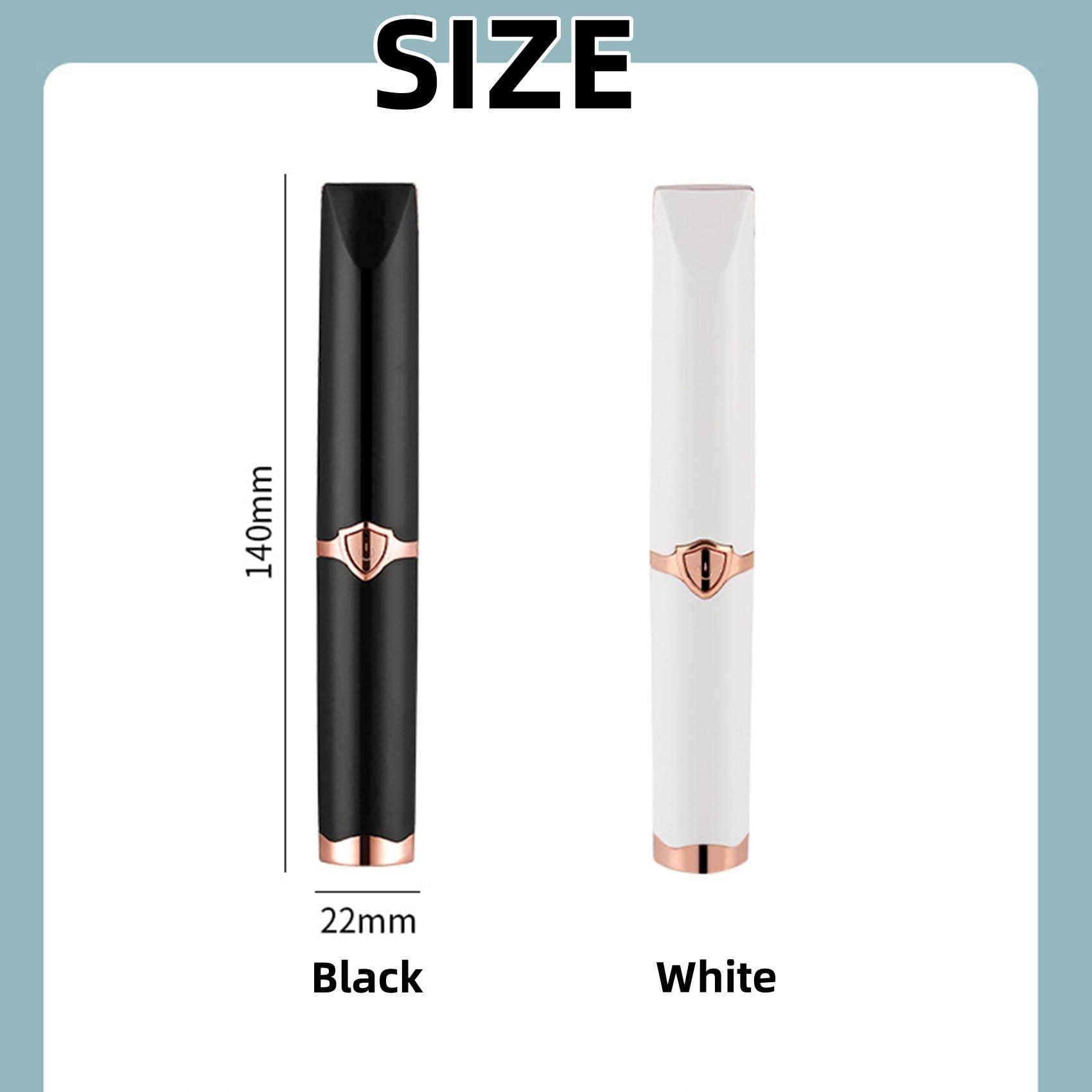 NinthAvenue Basics Heated Eyelash Curler, Electric Eyelash Curler for Instant Glam, Heated Lash Curler, Portable Mini USB Rechargeable Finalize Eyelash Tool,Blink & Dazzle,24 Hours Long Lasting, 3 Heat Modes (White)