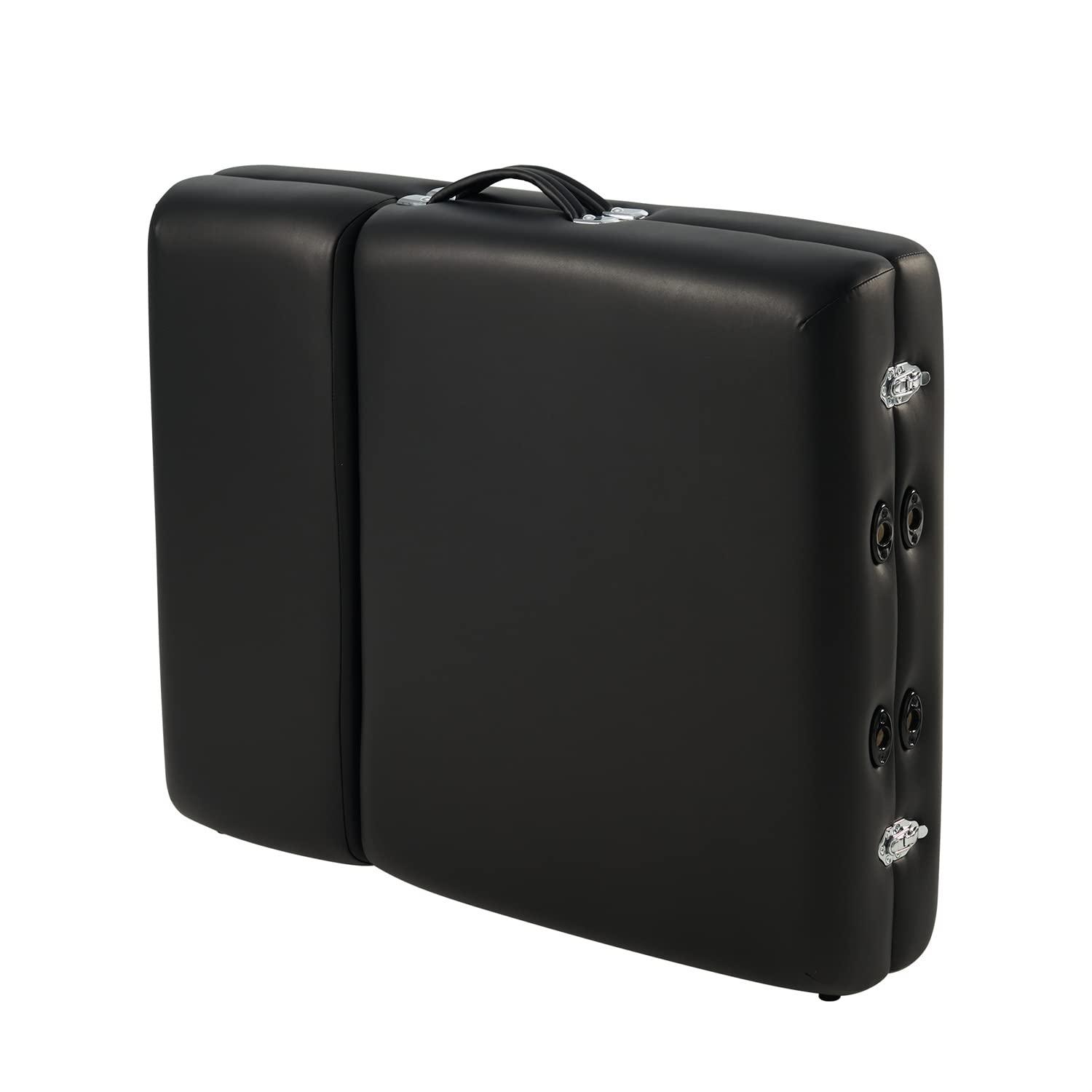 Master Massage Master Massage Violet-Tilt 29.5''Liftback Tilting Salon Aluminum Massage Table Package(Black)