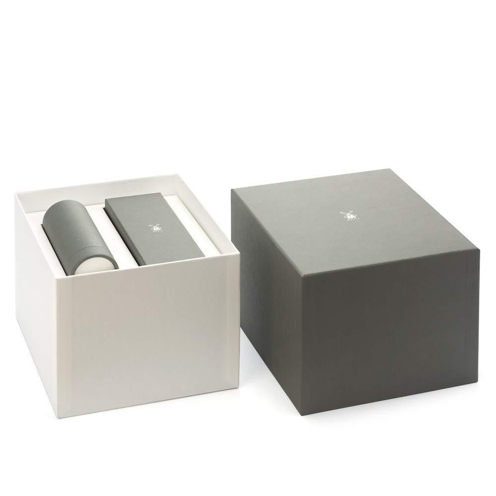 M MÜHLE MÜHLE KOSMO Black 3-piece Silvertip Fibre Safety Razor Shaving Set