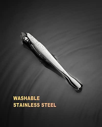 BEZOX BEZOX Slim Cuticle Clipper with Pusher 5mm Jaw Stainless Steel Manicure Tools Mini Cuticle Trimmer