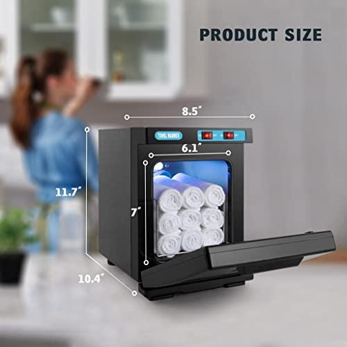 Artist hand Hot Towel Warmer for Facials Salon Towel Cabinet for Facials Barber Esthetician, Spa Beauty Tattoo Massage Manicure Equipment (5L/Black)