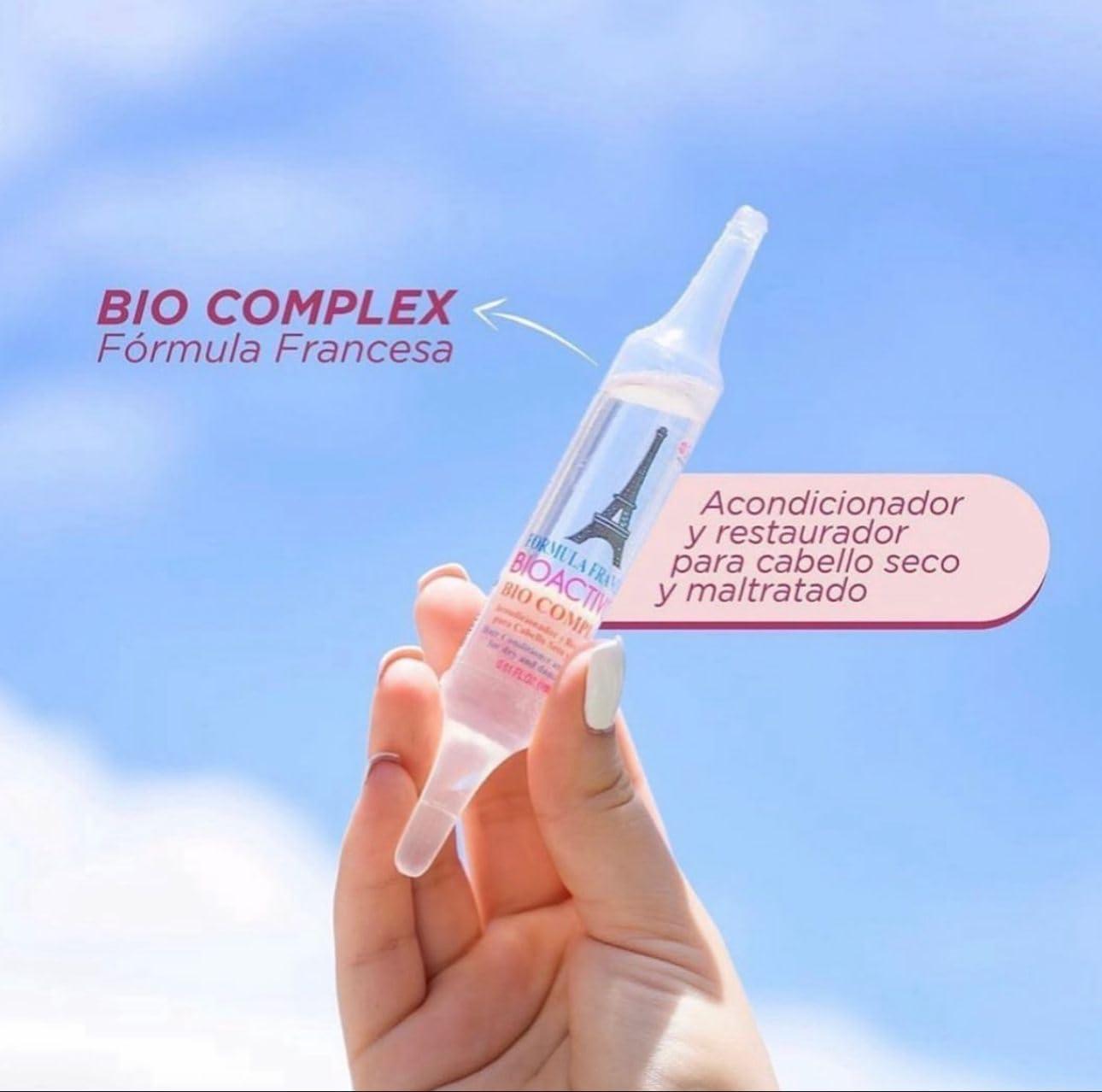 Bio Complex 2 Vials Star Bio Complex French Formula Reconstructs and Conditions Dry and Processed Hair