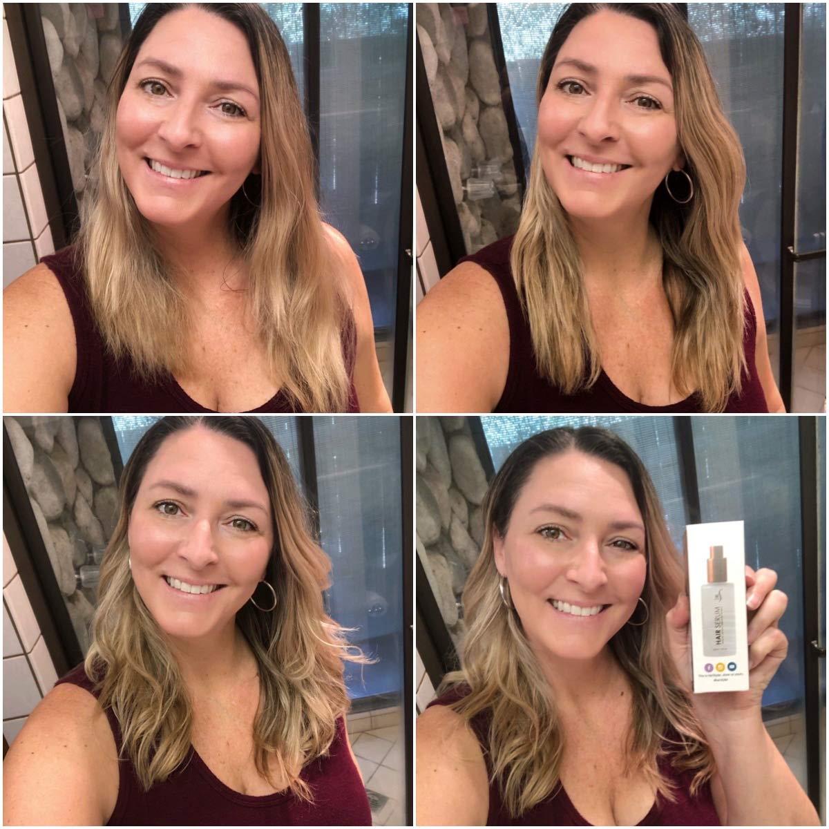 HerStyler HerStyler Serum, 4 Pack - Hair Styling Agent with Argan Oil for Dry, Damaged Hair - Frizz Control Serum for Straightening, Shine, Trendy Tresses