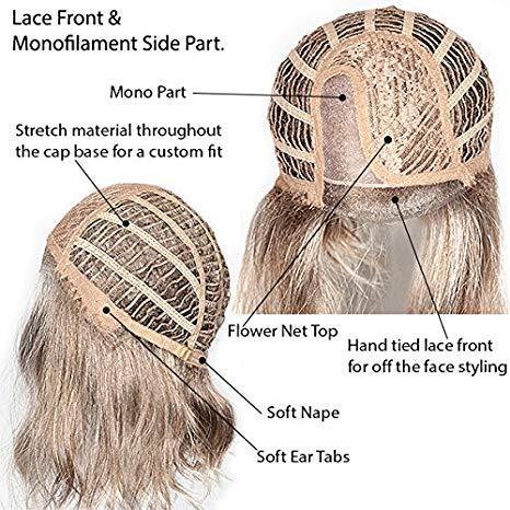 Fretress Freetress Equal Synthetic Drawstring Fullcap Half Wig - NATURAL ROD SET (1B Off Black)