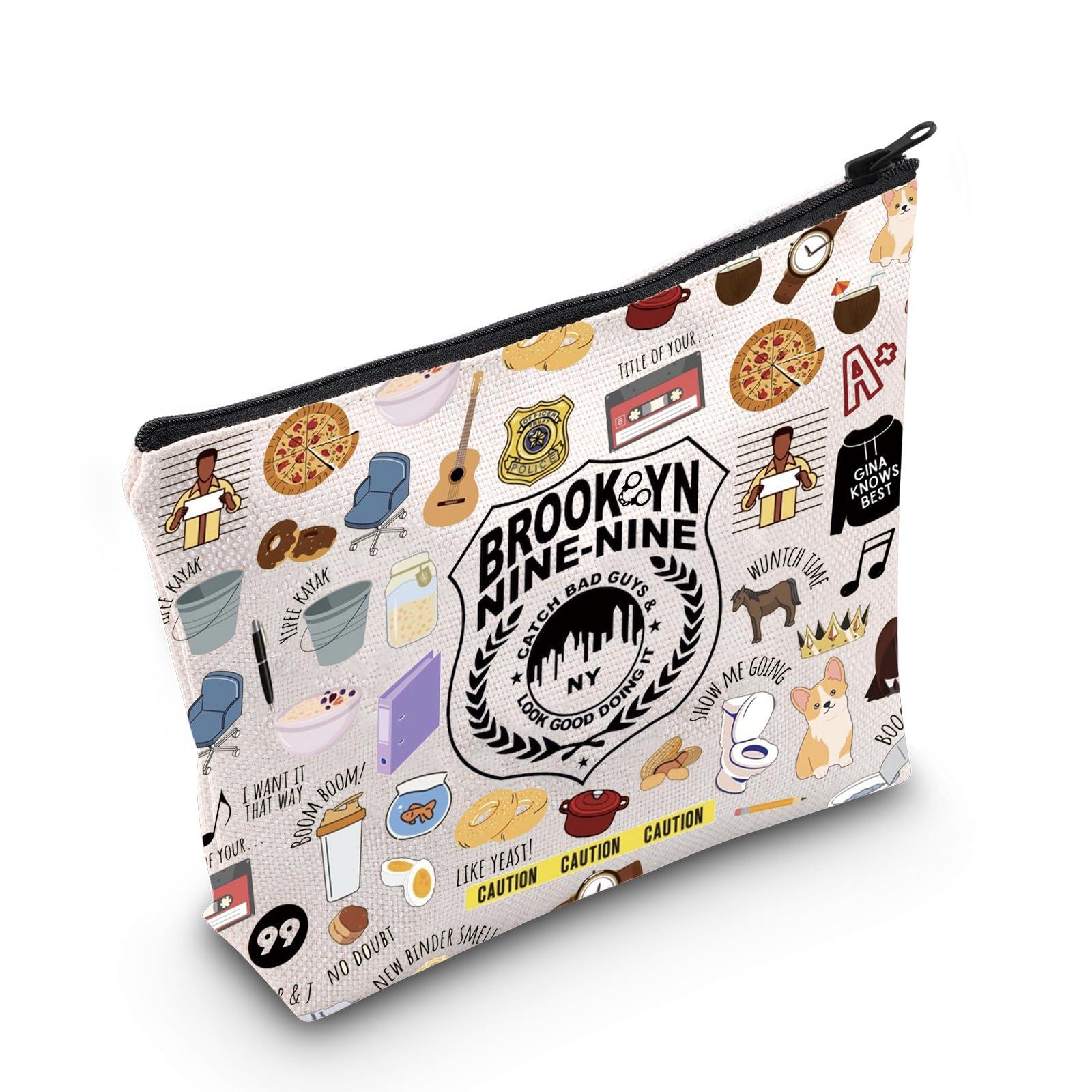 WCGXKO WCGXKO Brooklyn Comedy Tv Show Inspired Gift Tv Show Merchandise Makeup Bag Gift For Fans (brook99)