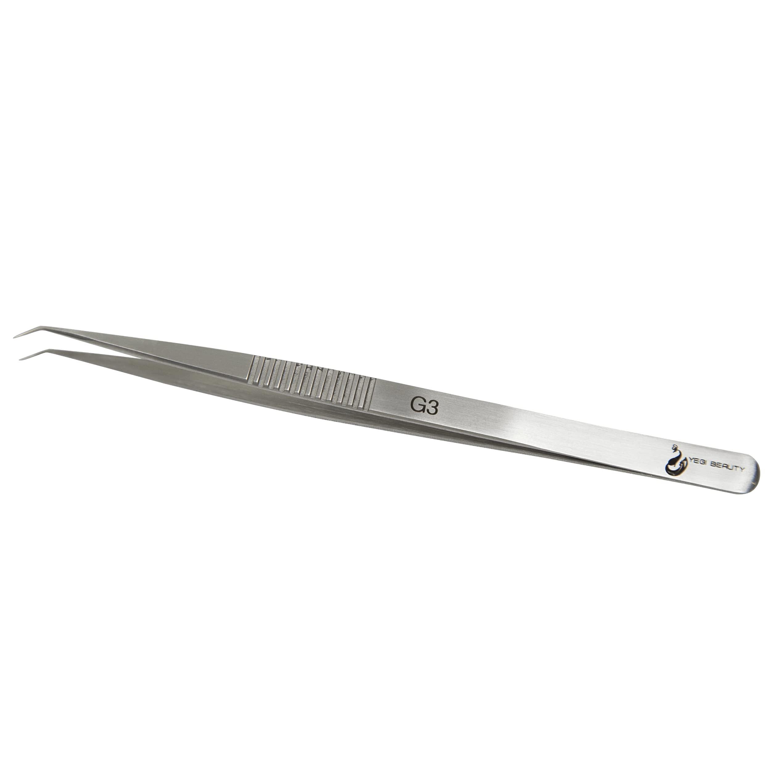 Yegi Beauty G-Line Tweezers for Eyelash Extensions G-4