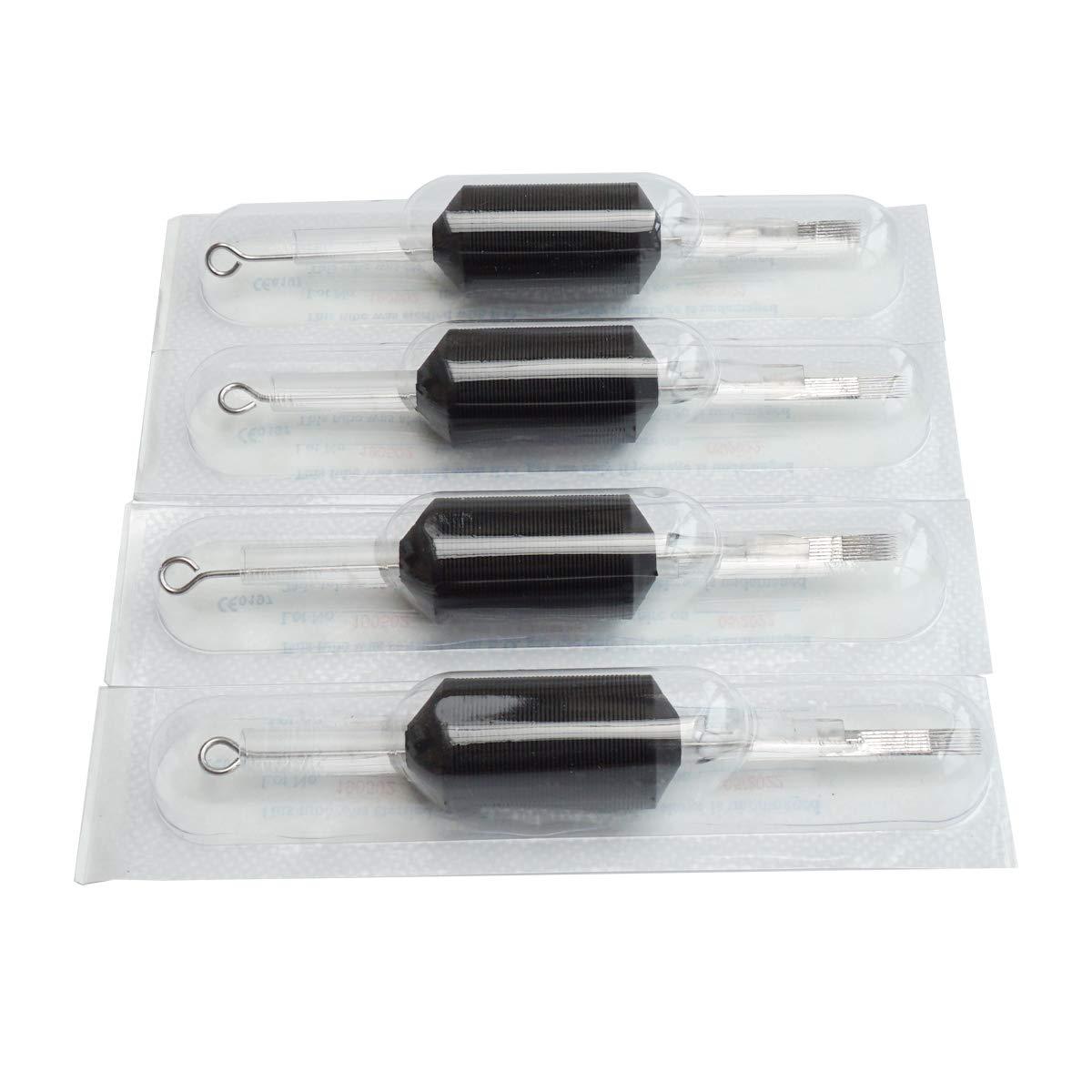 Needlehouse Needlehouse 1inch (25mm) tattoo needles tube combo 20pcs 1207M1 disposable tattoo needles tube grips Single Stack Magnum (1207M1)