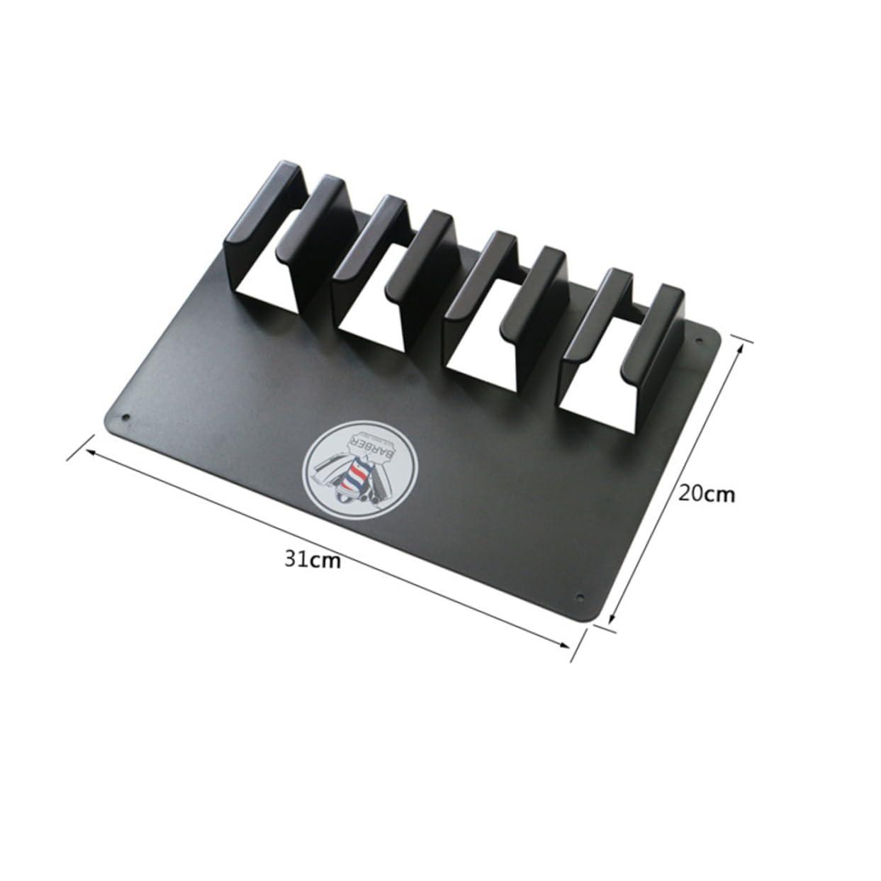 Ipetboom Ipetboom Rack Trimmer Hair Dryer Clipper Salon Organizer Hair Holder Hairdressing Tool Holder Hair Clippers Hairdressers Scissors Salon Clipper Wall Holder Hairdresser Bag Black