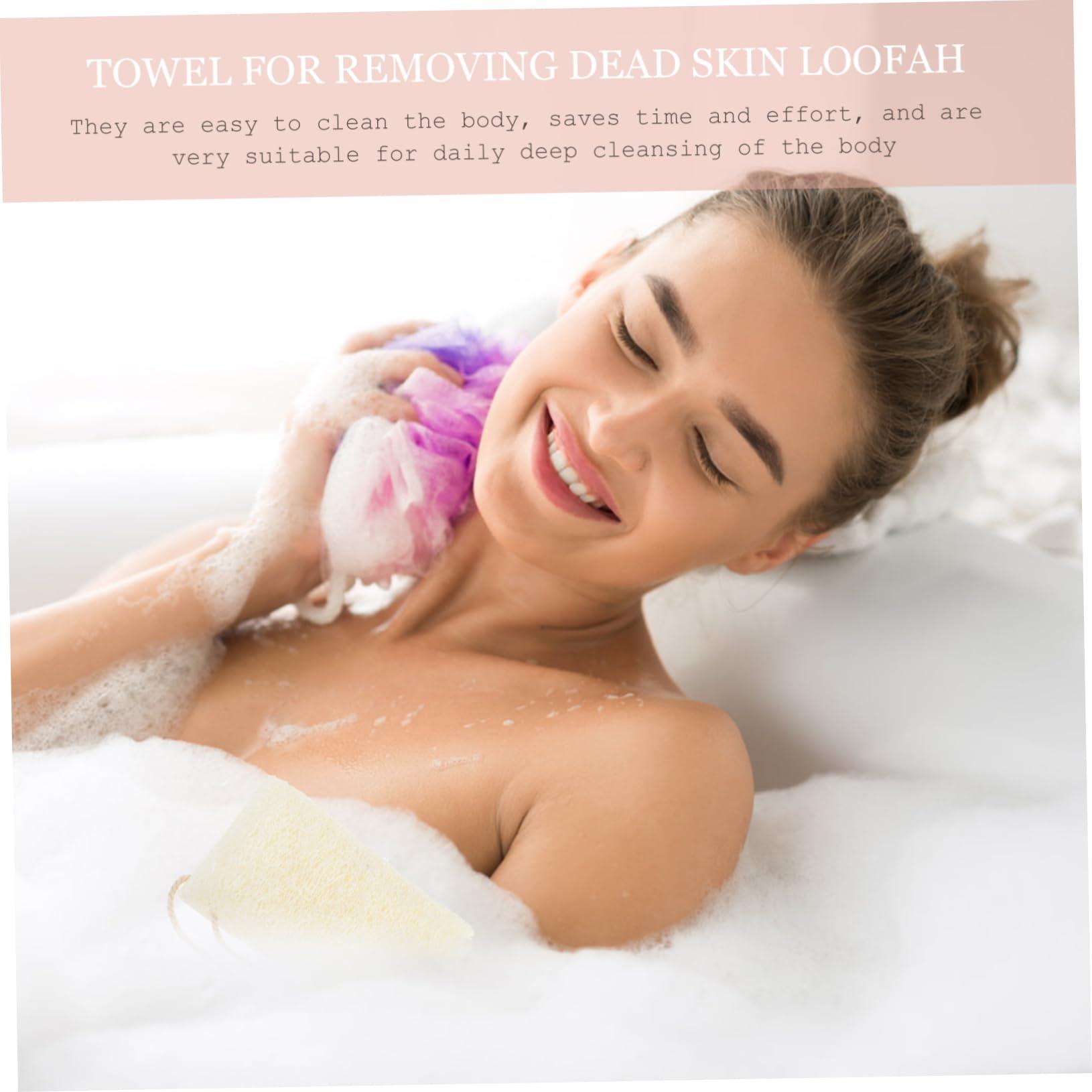 SOESFOUFU SOESFOUFU Loofah Sponges 3 Pack Natural Loofah Dish Sponge Non-Slip Handmade Versatile for Bath Kitchen Use