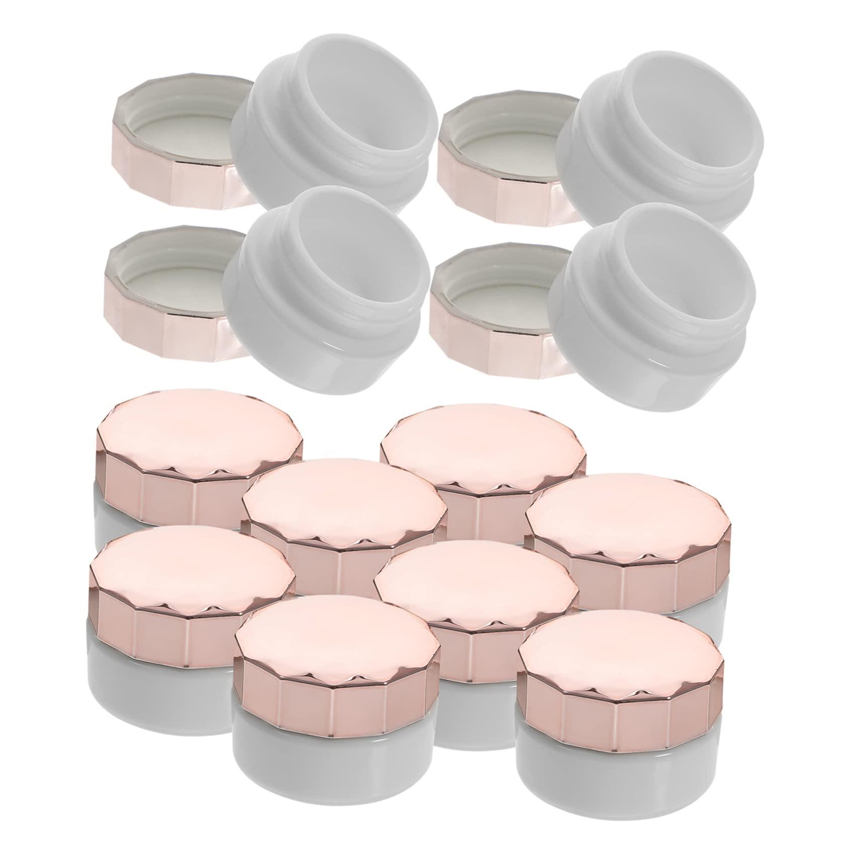 minkissy minkissy 3sets Refillable Plastic Makeup Jars Sufficient Quantity for Different Skin Care Products Easy to Clean 12pcs*3