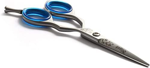 Blizzard Blizzard Professional Hair Cutting Scissors – 5 inch VG10 Cobalt Haircut Shears with Razor Sharp Blades - Matt Finish Barber Hairdressing Travel Case for Salons & Home Use