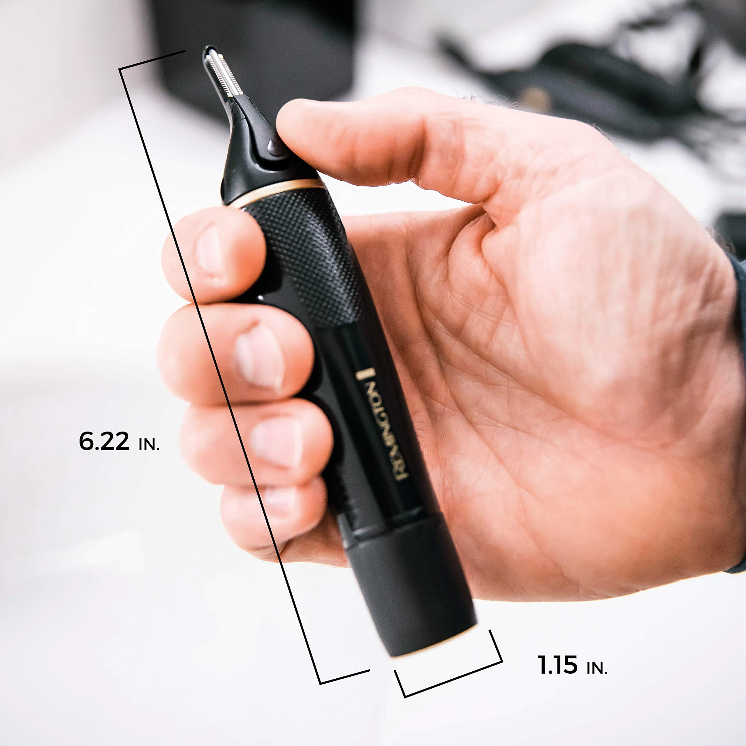 Remington Remington Ultimate Precision Detail Trimmer Black NE3160, Black/Gold, 1 Count