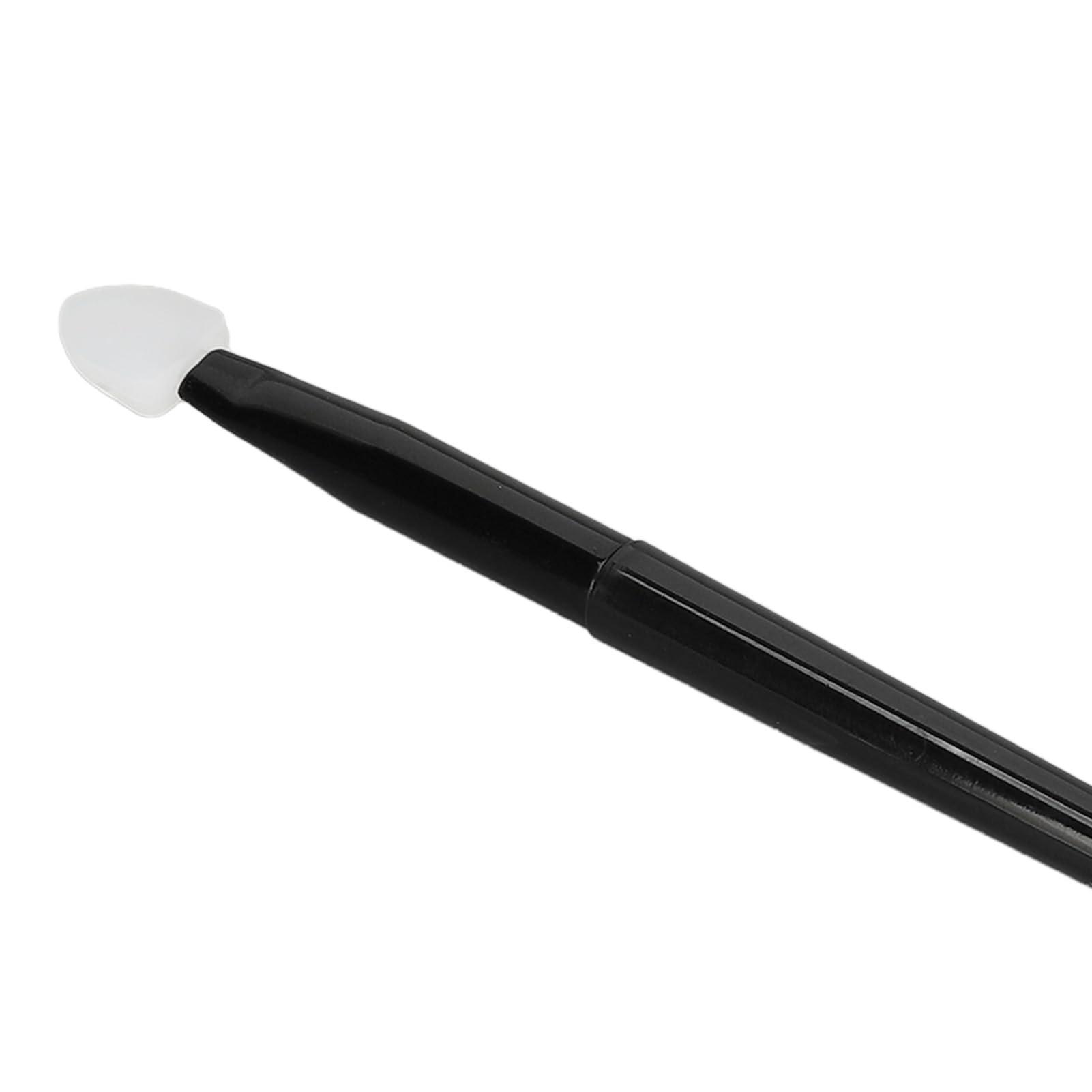 Tyenaza Tyenaza 10pcs Eye Brush, Silicone Eyeshadow Brush Kit Portable Silicone Eye Makeup Applicator for Eyebrow Powder Eyeliners