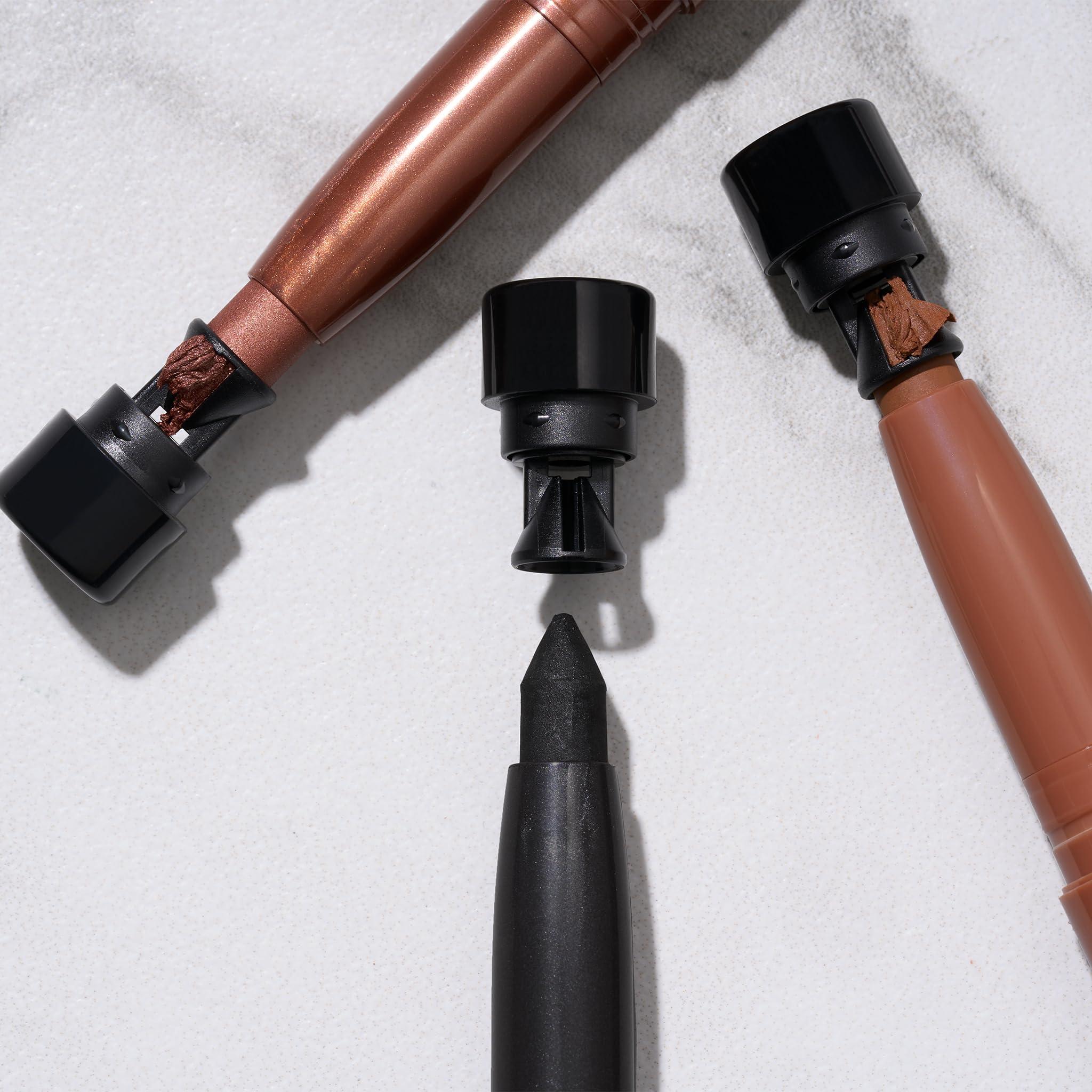 LAURA GELLER NEW YORK LAURA GELLER NEW YORK Kajal Longwear Kohl Eyeliner Pencil - Clove Kohl - Caffeine and Vitamin E - Smooth & Blendable Liner - Built-In Sharpener