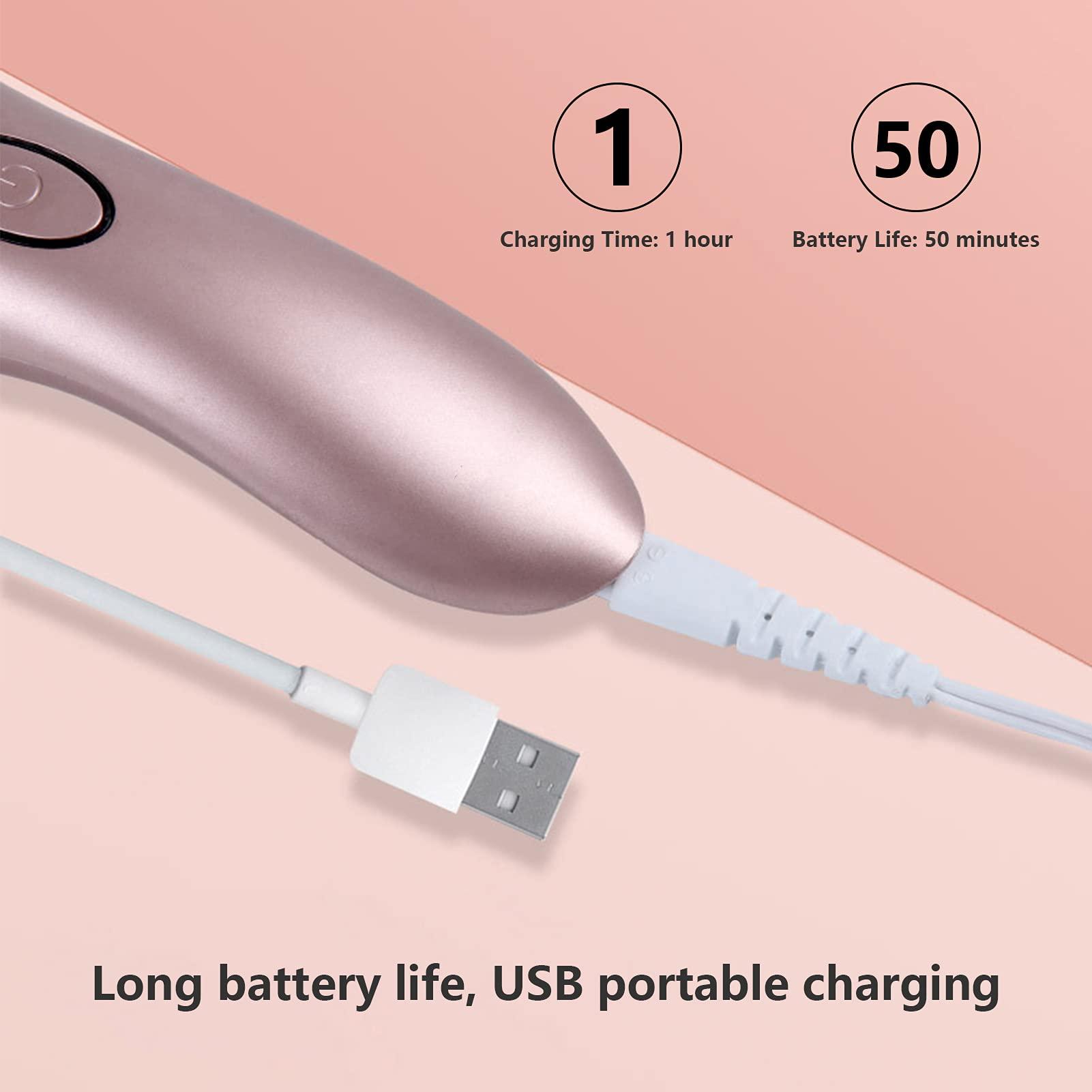 Brrnoo IPX6 Waterproof Electric Hair Remover Epilator Wet Dry Dual Use Hair Removal Machine