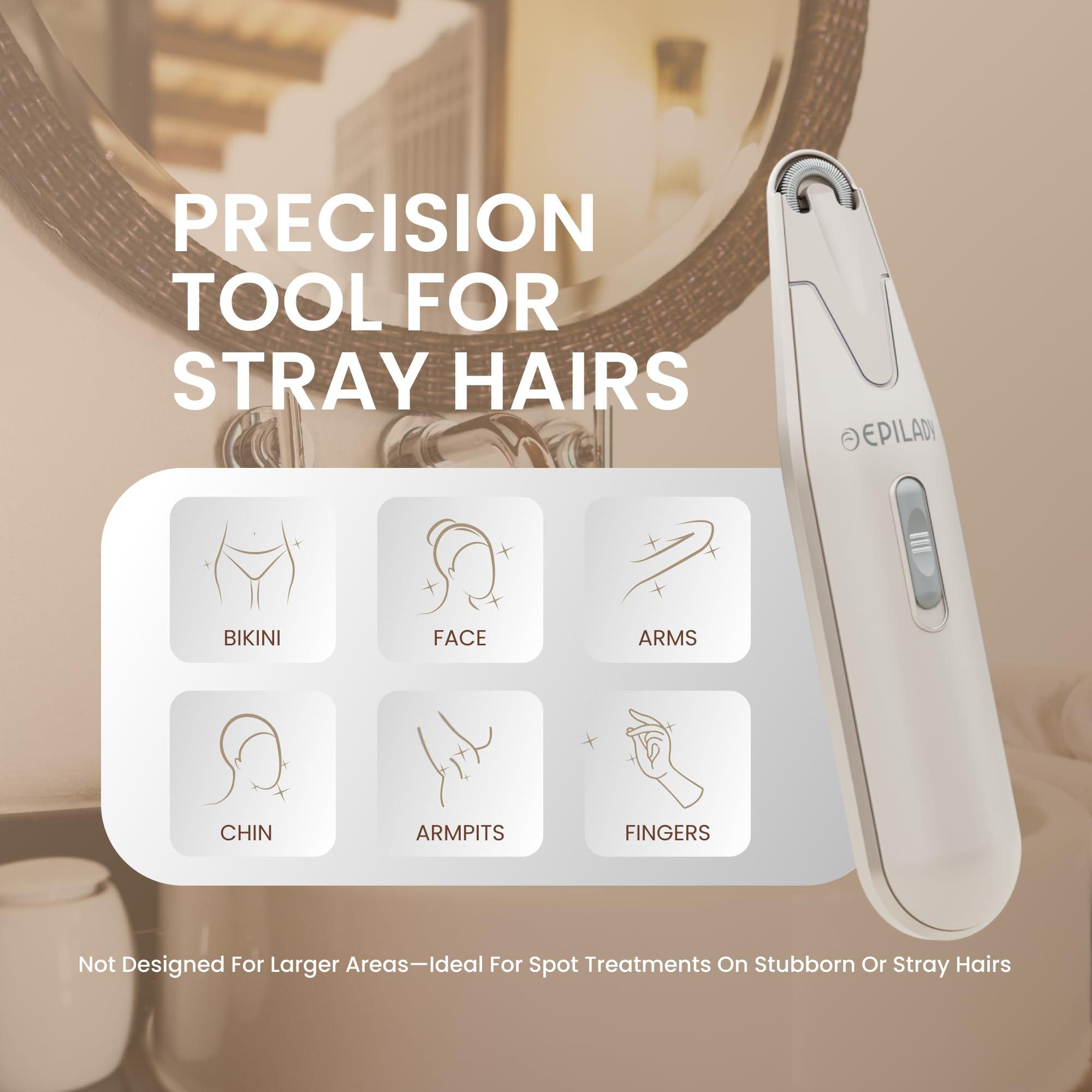 Epilady Epilady Esthetic Pearl Epilator for Women Face, Womens Facial Hair Remover | Included Case & Cleaning Brush, Electric Tweezers for Women Facial Hair