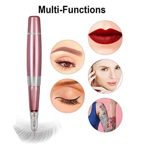 Guapa Guapa Digital Permanent Makeup Machine Touch Screen Panel with LCD Control Multi-Functional Tattoo Microblading Machine with 50pcs Needle Cartridge for Ombré Powder Brows, Eyeliner, Lips